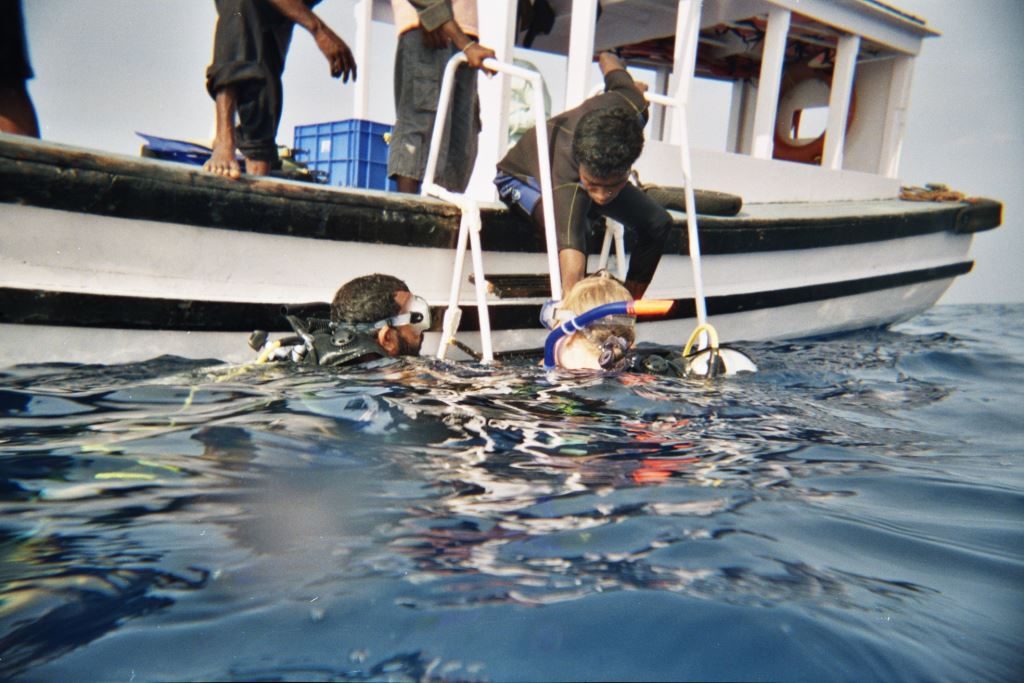 Diving in Laccadive sea