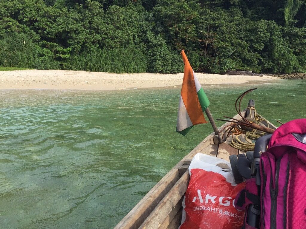 Approaching Craggy Island, North Andaman Approaching Craggy Island, North Andaman