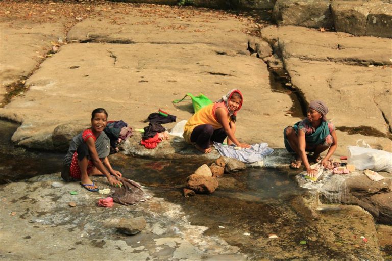 Dry season by Riwai village, Megahalaya