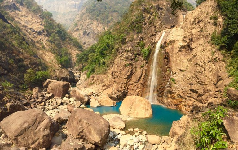 Rainbow falls, Meghalaya 