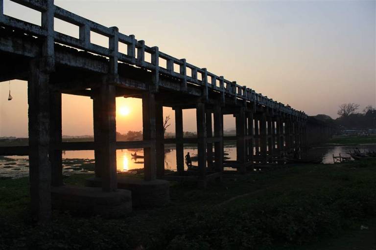 Мост U Bein Мандалай, Мьянма