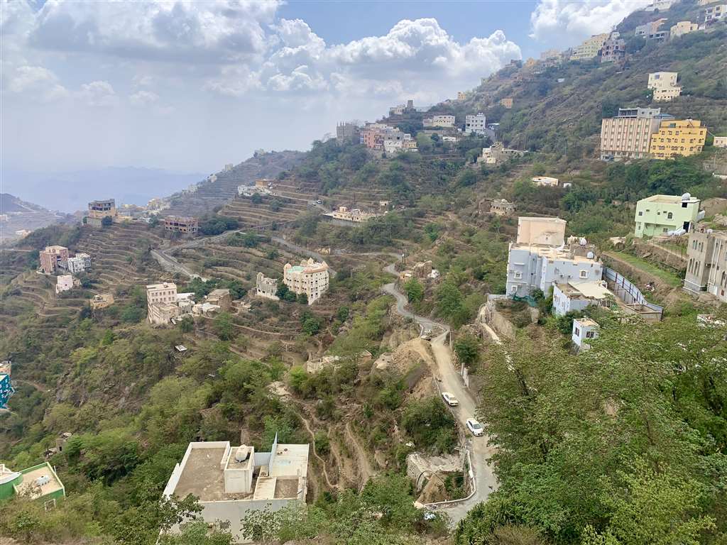 Fayfa town and mountain